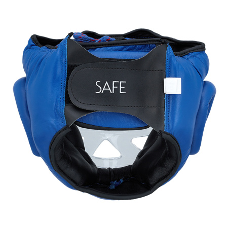 HGS-4023S Шлем SAFE на шнуровке синий(2)