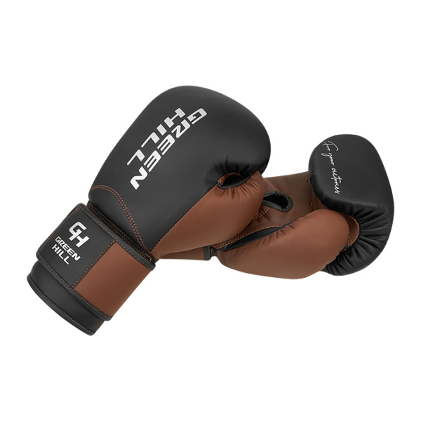 CNBGKT-980 Боксерские перчатки Force TRAINING Чёрно-коричневые(4)