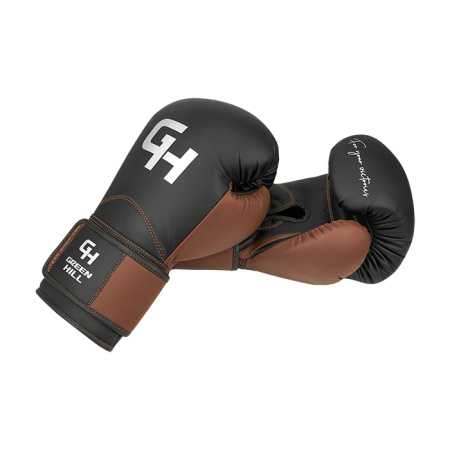 CNBGKS-980 Боксерские перчатки Force SPARRING Чёрно-коричневые(5)