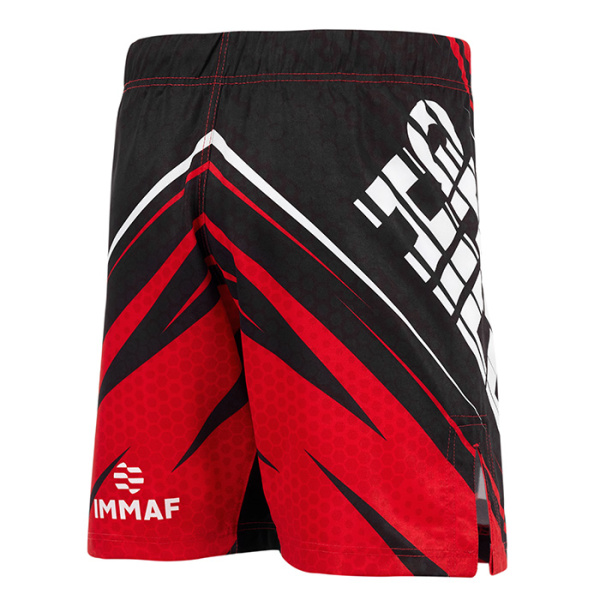 MMi-3922w Шорты для MMA IMMAF женские красные(3)