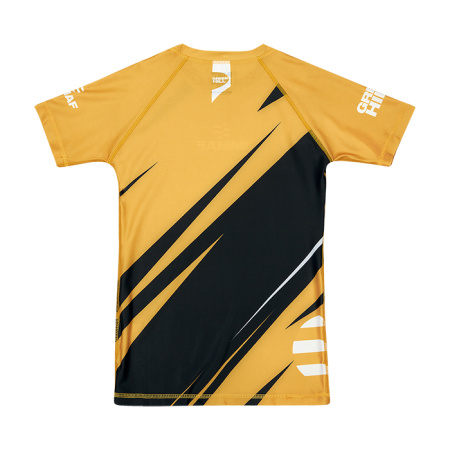 RGI-4021w Рашгард RASH GUARD IMMAF женский черно-золотой(3)
